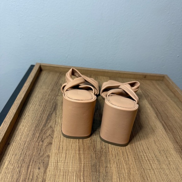 Everlane The Day Twist Heel Blush Tan Leather Womens Size‎ 5.5 - Picture 6 of 8